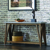 Alaterre Furniture Brookside 52"W Wood with Concrete-Coating Console/Media Table AWBS1470C